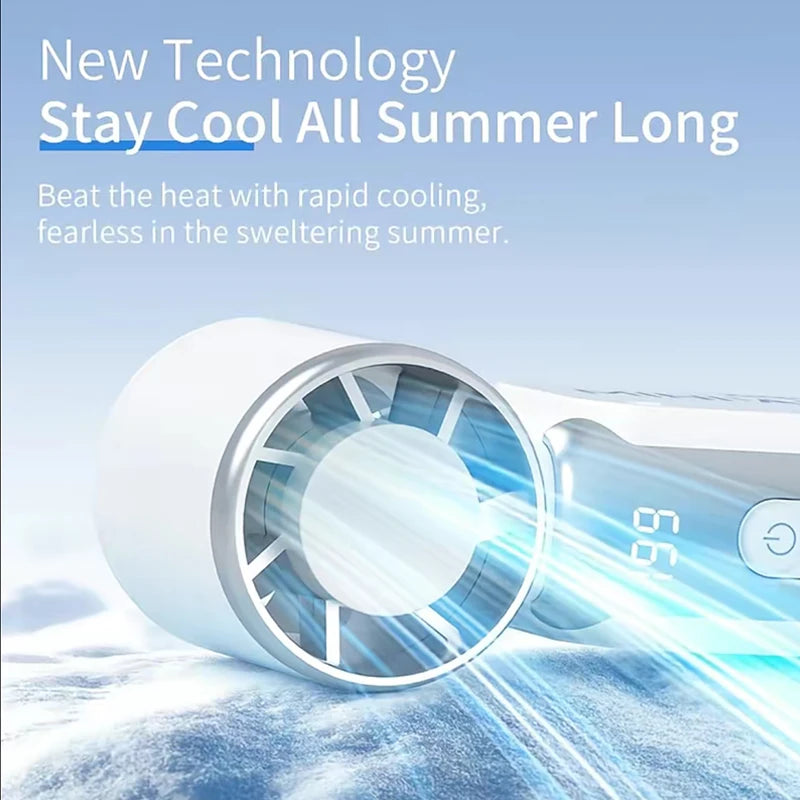 Mini handheld fan, portable small electric fan, USB charging portable pocket fan, suitable for outdoor, travel, and office use